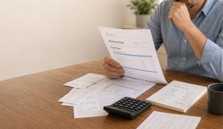 Taxpayer reviewing an amount due notice when unable to pay taxes in full